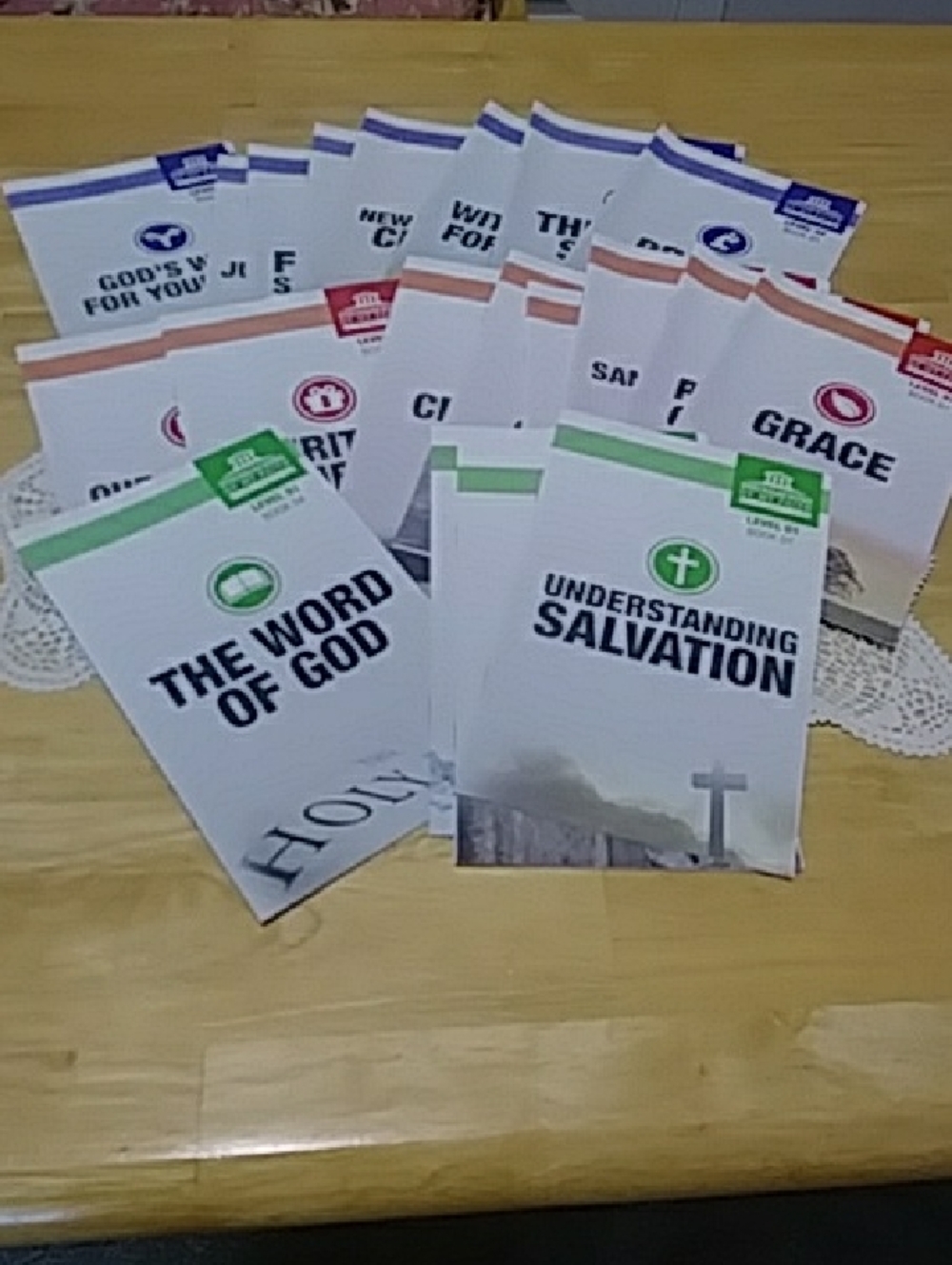 Grace to Grow Foundations of my faith study guides, Full set like new
